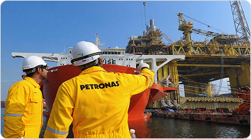 Petronas oil platform