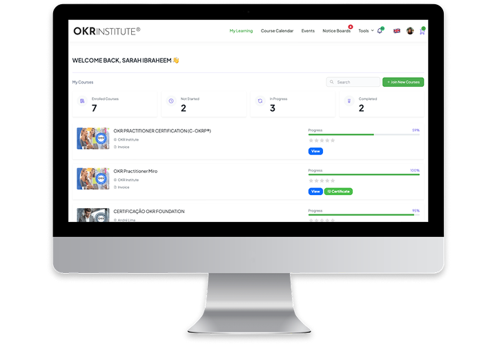 Mac showing OKR certificate